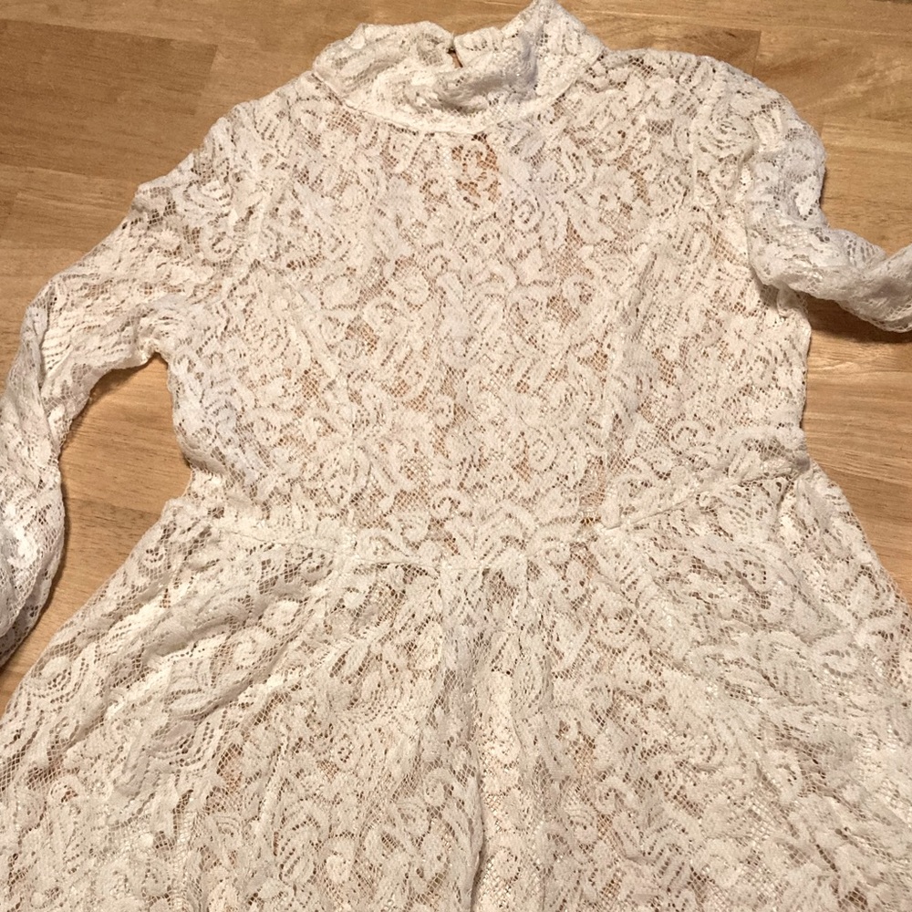 Free People sheer lace dress